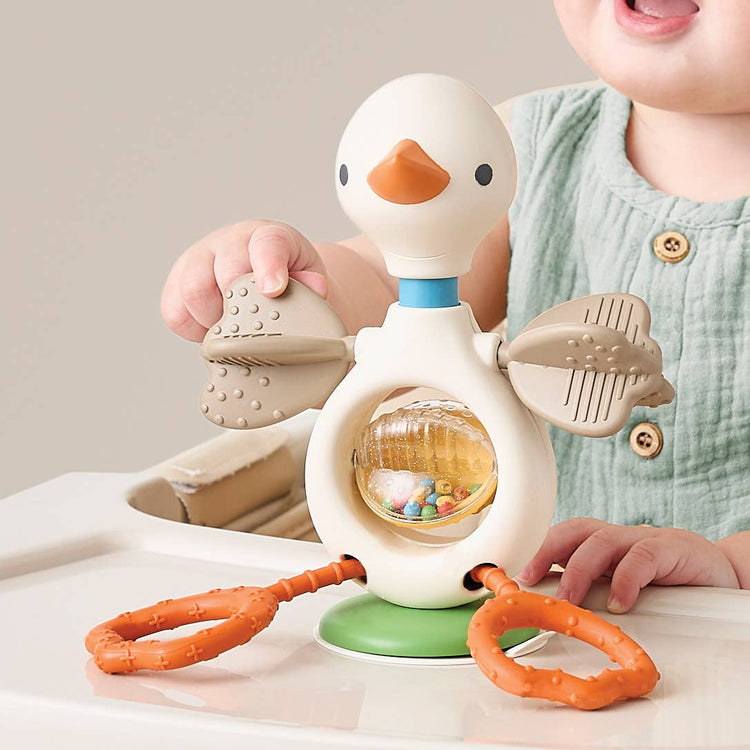 Itzy Twist & Bop | High Chair Sensory Toy Goose 3M+ - 4