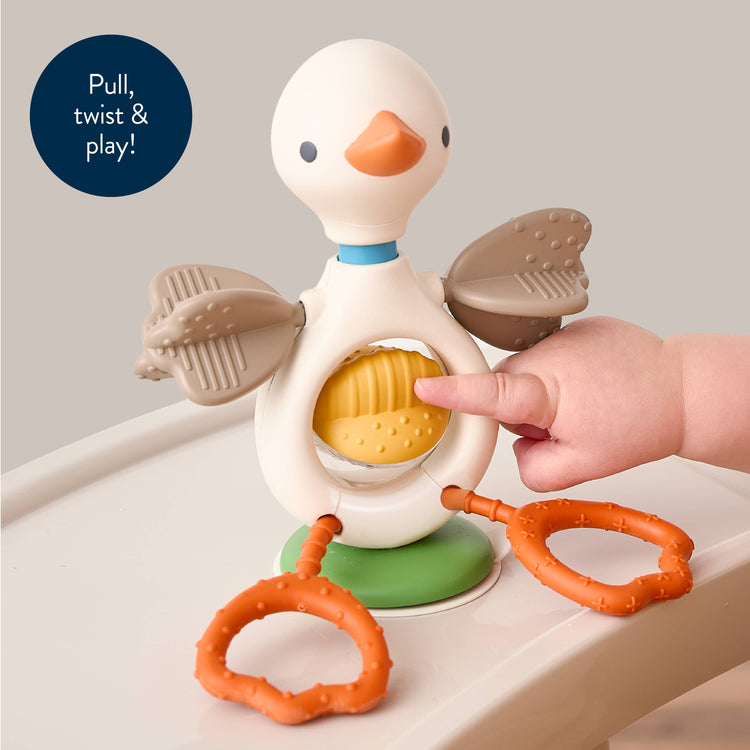 Itzy Twist & Bop | High Chair Sensory Toy Goose 3M+ - 7