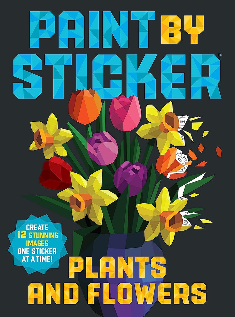 Paint By Sticker | Plants and Flowers - CR Toys