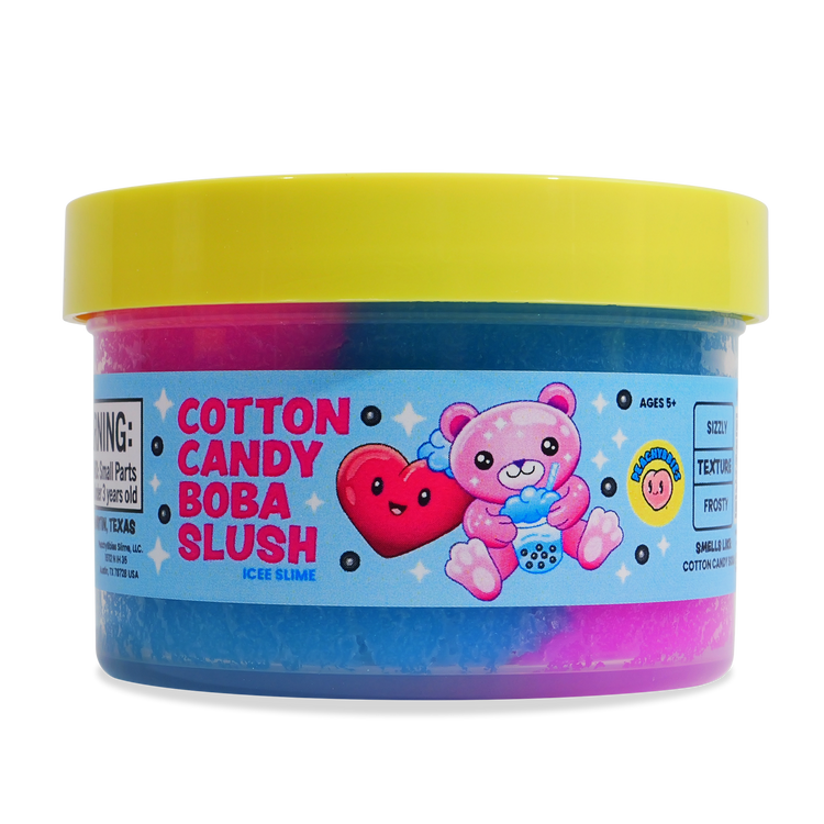 Peachybbies Slime | Cotton Candy Boba Slush Icee Slime - 2