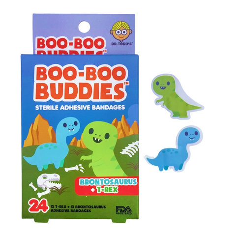 Boo Boo Buddies-Brontosaurs & T-Rex Bandages