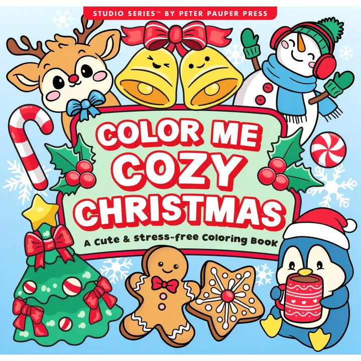 Coloring Book | Color Me Cozy Christmas 8+ | CR Toys