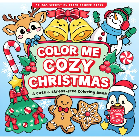 Coloring Book | Color Me Cozy Christmas 8+ - CR Toys