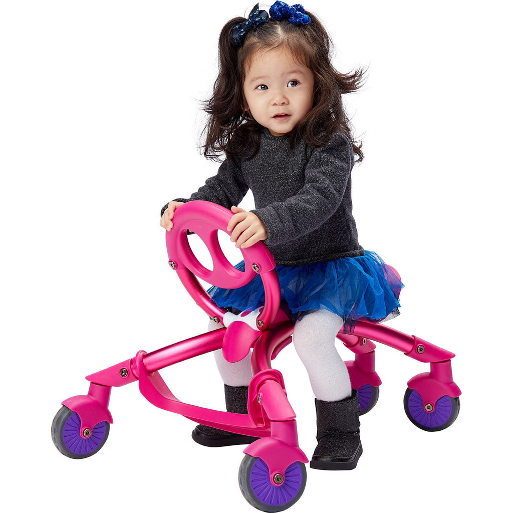 Pewi Ybike || Stroll Walking/Ride-On Pink 9M+ - CR Toys