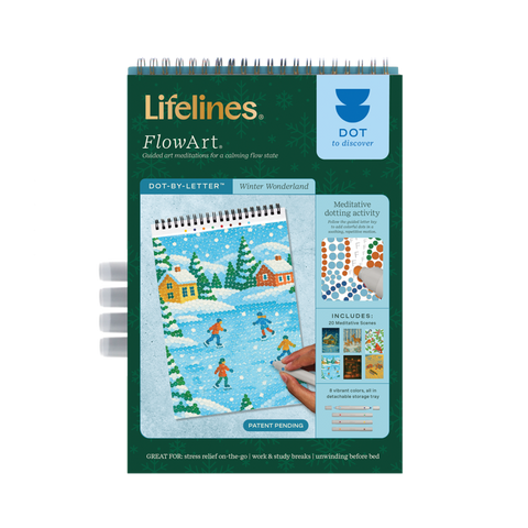 Lifelines FlowArt | Dot by Letter Winter Wonderland - 1