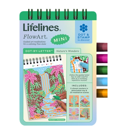 Lifelines | Flowart Mini | Dot by Letter | Nature's Wonders - CR Toys