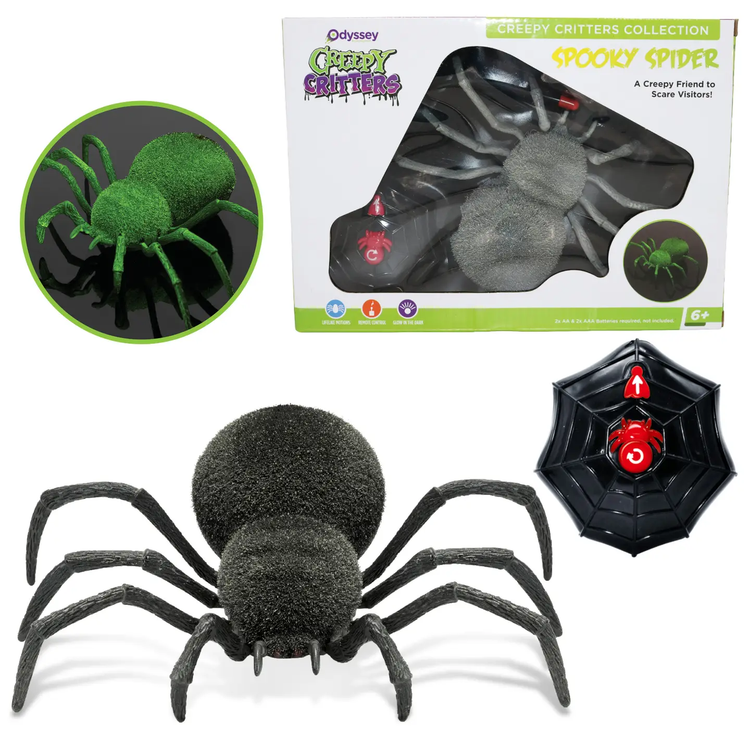RC | Spooky Spider - Glow in the Dark Realistic Toy 6+ - 1