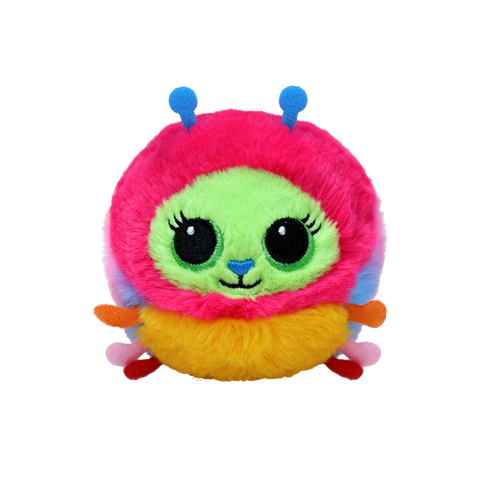Ty Beanie Bellies Ball | Crystal Multicolor Caterpiller - 1