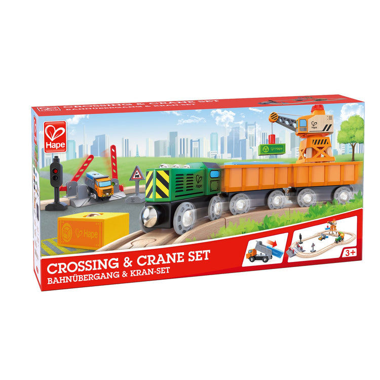 Train Crossing & Crane Set E3732 - CR Toys
