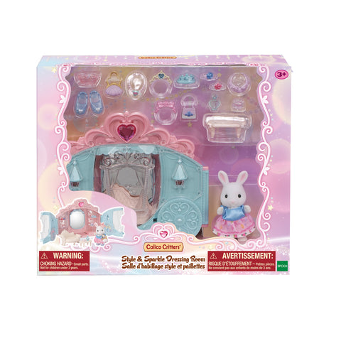 Calico Critters Style & Sparkle Dressing Room Cc2175