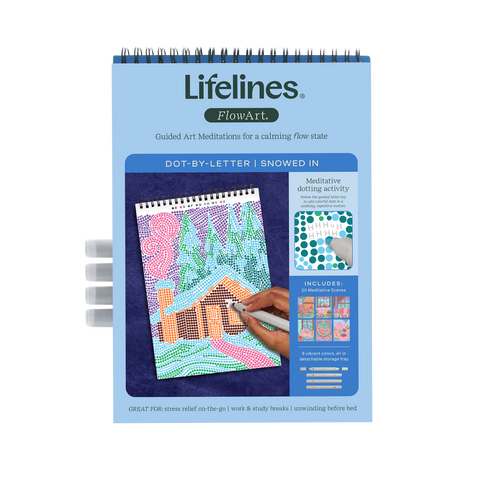Lifelines FlowArt | Dot by Letter Snowed In - 1