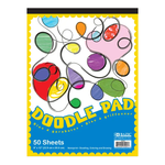 Doodle Pad, 9"X 12" Great for Kids 50 Sheets