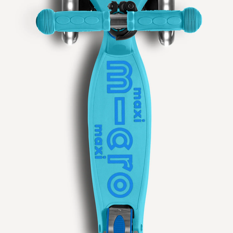 Micro Maxi Foldable LED Scooter | Bright Blue 5-12 Years - 1