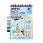 Lifelines | FlowArt Mini | Dot-By-Letter Postcard Places - 1