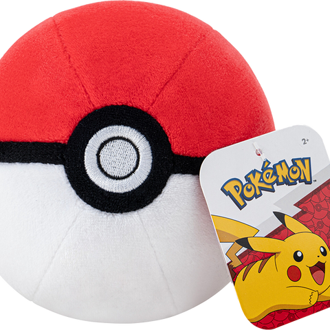 Pokemon Poke Ball Plush For Ages 2+