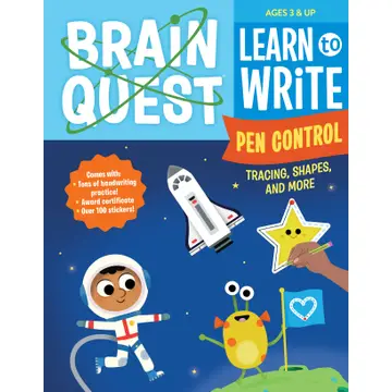 Brain Quest Learn to Write: Pen Control & Tracing - CR Toys