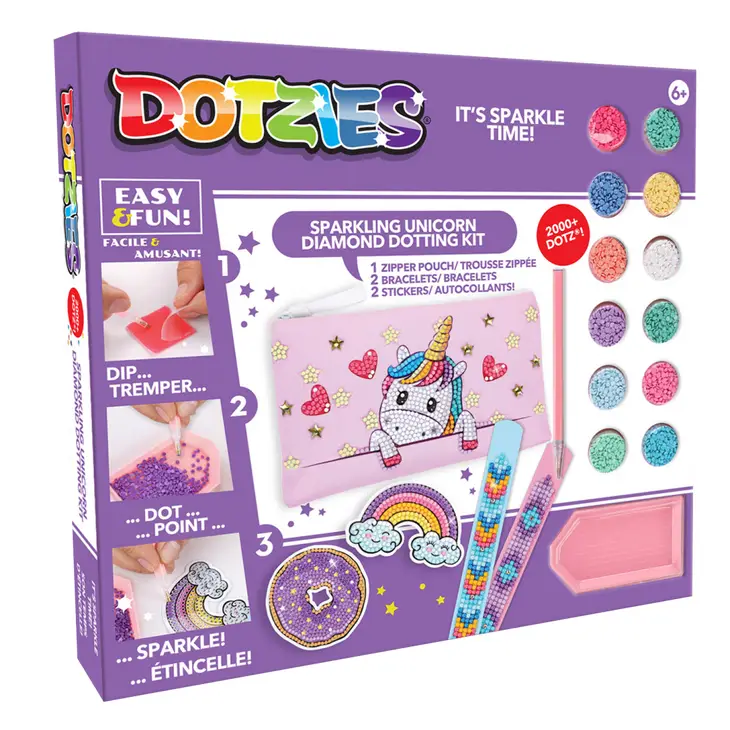 Dotzies-Activity Set Baby Unicorn DTZ10.012 - CR Toys