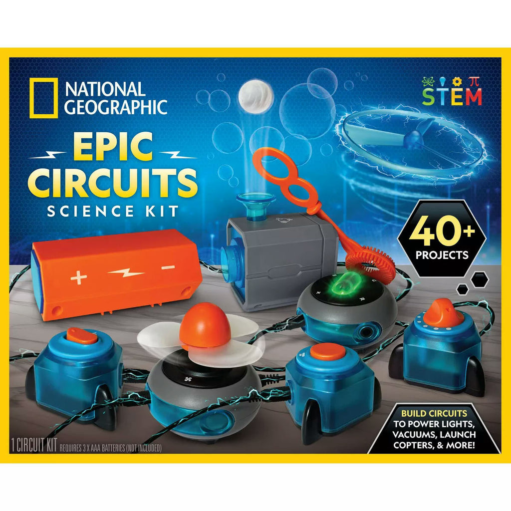 National Geograhic | Epic Circuits Science Kit - 40+ Projects 8+
