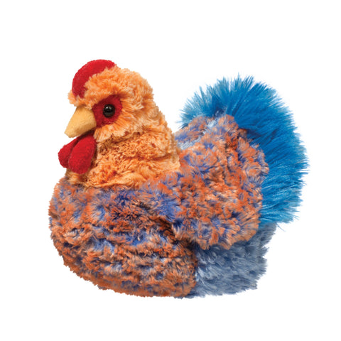 Henrietta Blue Lace Hen Plush - 1
