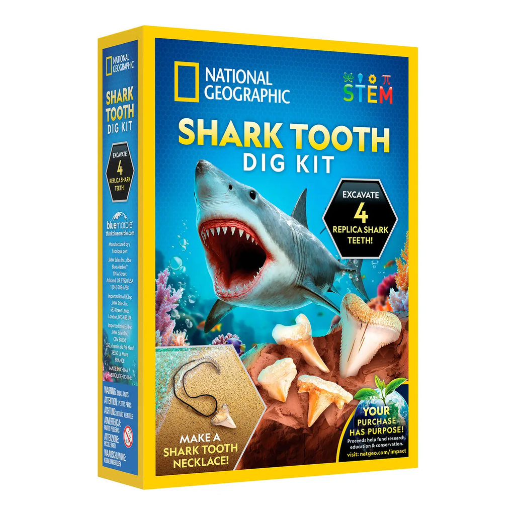 National Geographic | Shark Tooth Dig Kit | Ages 4+ - 1