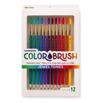 Colorbrush Watercolor Pencil & Paintbrush | Jewel Tone - CR Toys