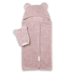 Hooded Towel And Wash Mitt Set | Orchid