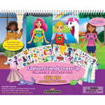Teacher Creative Recourses | Reusable Sticker Pad | Fashion Friends Dress-Up 3+ - CR Toys