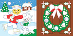 Peter Pauper Press Color By Foil Sticker Book Christmas
