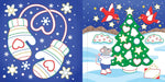 Peter Pauper Press Color By Foil Sticker Book Christmas