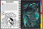 coral reefs scratch and sketch