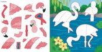 my first color by sticker book at the zoo