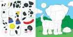 my first color by sticker book baby animals