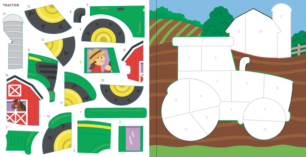 my first color by sticker book cars trucks trains