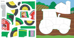 my first color by sticker book cars trucks trains