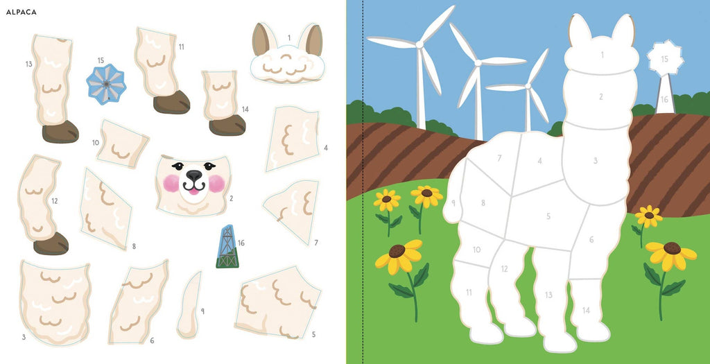 Peter Pauper Press Farm Animals sticker book