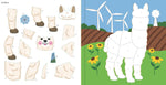 Peter Pauper Press Farm Animals sticker book