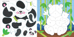 my first color by sticker book wild animals