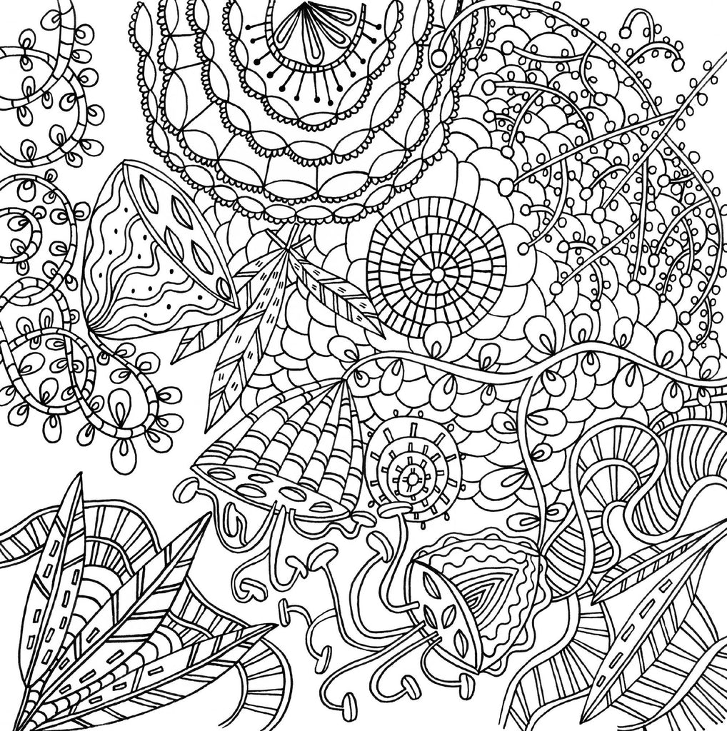 serenity artists coloring book