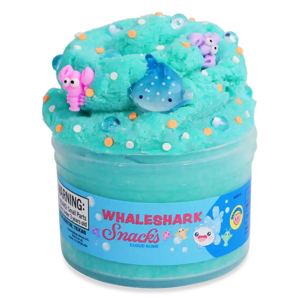 Peachybbies Slime | Whale Shark Snacks Cloud Slime - 1