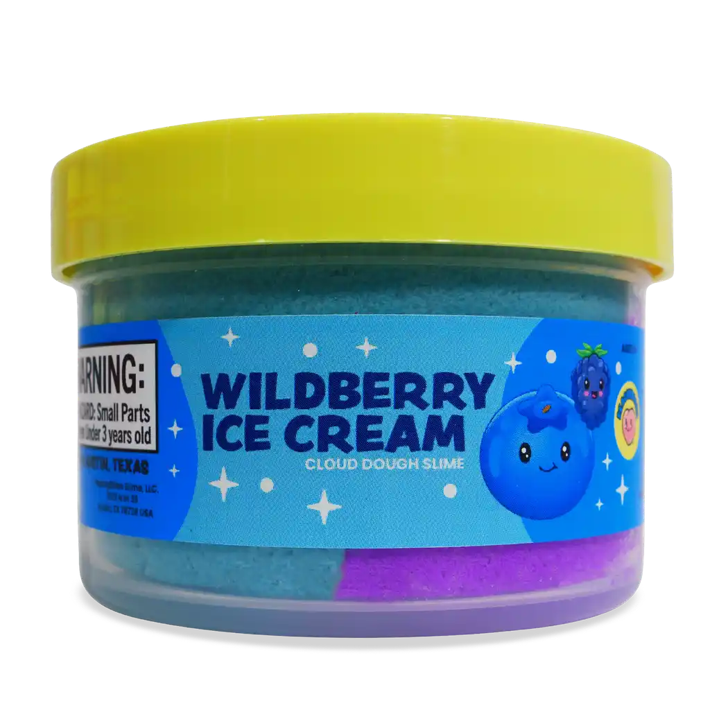 Peachybbies Slime | Wildberry Ice Cream Cloud Dough Slime - 3