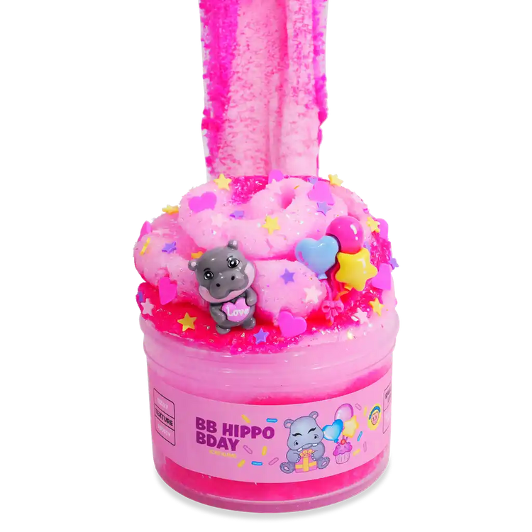 Peachybbies Slime | BB Hippo Bday Icee Slime - 4