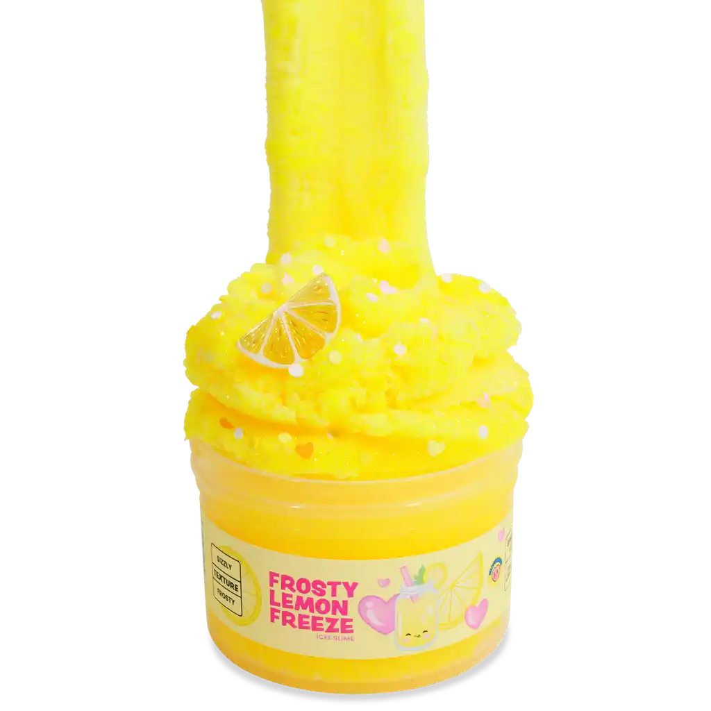 Peachybbies Slime | Frosty Lemon Freeze Icee Slime - 4