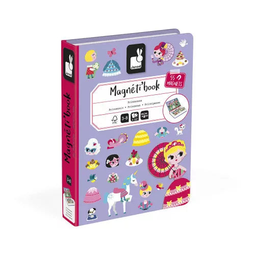 Magneti'Book Magnetic Fun  - Princesses Playset For Ages 3+