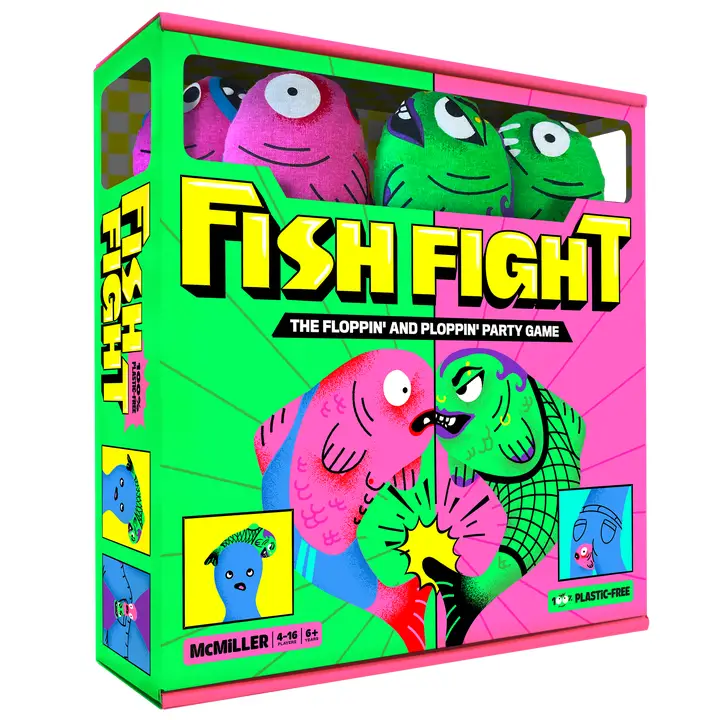 Fish Fight! the Floppin' and Ploppin Party Game 8+