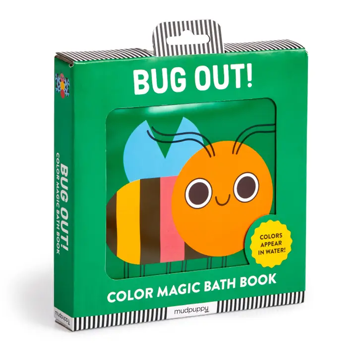 Bug Out! Color Magic Bath Book for Ages 1Mons+