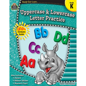 Teacher Created Resources | Kindergarten | Upper & Lowercase Letter Practice - CR Toys