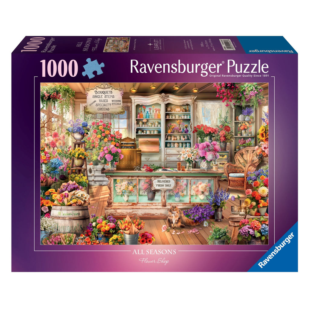 Puzzle | All Seasons Flower Shop | 1000 Pc - CR Toys