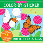 My First Color By Sticker Book | Butterflies & Bugs 4+ - CR Toys