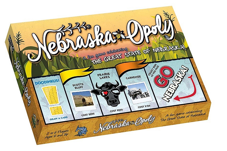 Nebraska-Opoly Board Game Ages 8+