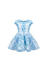 Gown | Sequins Concert Queen Dress | Blue | Size 7-8 - 1